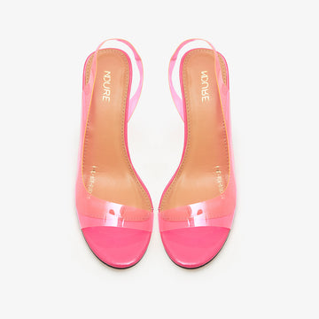 Women's Neon Glassy Heels